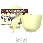 Vela Beijável Sorvete Quente 25g (ST148) - Leitinho Trufado
