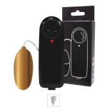 *Ovo Vibratorio Bullet Importado VP (OV002-ST350) - Preto C/ Dourado