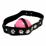 Mordaça Bola Brasil Fetiche (MBL115-ST532-MBLR119) - Rosa
