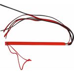 Chicote Fino Com Franja Brasil Fetiche 35cm (CFV28-ST567) - Vermelho