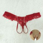 *Calcinha Strass Love (TO027) - Vermelho