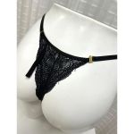 Calcinha Para Personalização Com Tira Removível (TO031) - Preto