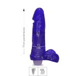 Prótese 18x16cm Com Vibro e Escroto Aromática (UVA04A-02567). - Uva