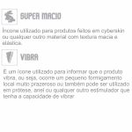 *Anel Com Vibro Gatinho Importado (ST421) - Translúcido