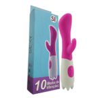Vibrador Ponto G Com Estimulador SI (5012) - Rosa