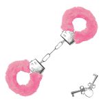 *Algema Do Amor em Metal Com Pelúcia SI (5268) - Rosa