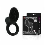 *Anel Peniano Com Estimulador Pretty Love Cobra SI - (1154) - Preto