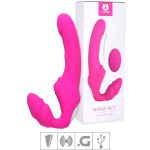 *Vibrador Ponto G Duplo Recarregável Nana-Rct SI (5991) - Rosa