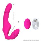 *Vibrador Ponto G Duplo Recarregável Nana-Rct SI (5991) - Rosa