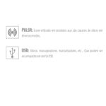 Estimulador Com Pulsação Recarregável Polly SI (6653) - Vinho