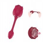 Estimulador Recarregável Formato de Rosa Immortal Flower 3 SI (7075) - Vermelho