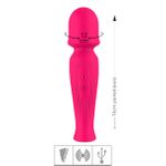 Massageador Recarregável Varinha Mágica Moka SI (7138) - Pink