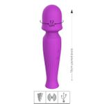 Massageador Recarregável Varinha Mágica Moka SI (7138) - Roxo