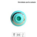 Estimulador Com Pulsação Recarregáve Kraken SI (7258) - Azul Tiffany