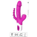 Vibrador Ponto G e Clitóris 3 Em 1 Eros (7392) - Magenta