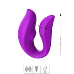 Vibrador Para Casal Com Pulsação Abdul SI (7477) - Roxo