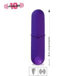 Cápsula Vibratória Recarregável Power Bullet SI (7621) - Roxo