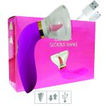 Estimulador Com Sucção Recarregável Licking SI (7884) - Magenta