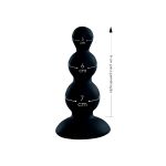Plug Silicone P Escalonado SI (7911). - Preto