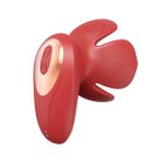 Estimulador Recarregável Formato de Flor SI (8380) - Vermelho