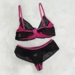 Conjunto Liz (DR4513). - Preto c/ Roxo