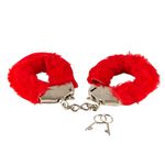 Algema em Metal Com Pelúcia Hard (HA109P) - Vermelho