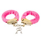 *Algema Less Dourada Com Pelúcia (HA141D) - Rosa