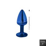 Plug de Metal P Signos Câncer (HA162CA). - Azul