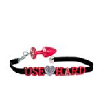 Plug de Metal P ABC Para Personalização (HA177) - Vermelho