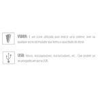 Massageador Recarregável Hebe (IM0154) - Vermelho c/ Preto