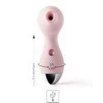 Vibrador Com Pulsação Polly (KT005-6653) - Rosa Bebê