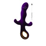 Vibrador Recarregável Triple Tobogane (LY005) - Roxo