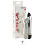 Vibrador Personal Metálico Com Capa Transparente (MV039) - Cromado