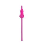 Canudo Com Mini Pênis 1un (RA844-RA729) - Rosa