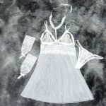 *Camisola em Tule Segredo da Paixão - (SP613) - Branco