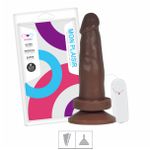 Prótese 13x13cm Com Vibro e Ventosa (SSV005V-ST397) - Marrom