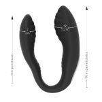 Vibrador Para Casal Recarregável Nana SI (ST917) - Preto