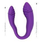 Vibrador Para Casal Recarregável Nana SI (ST917) - Roxo