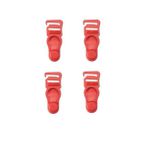 Presilha Para Meia 4un (ST977) - Vermelho