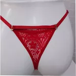 Calcinha Para Personalização Com Tira Removível (TR001). - Vermelho