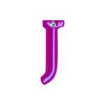 Letras Para Personalização Rosa (HA180R). - J