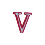 *Letras Para Personalização Vermelha (HA180V). - V