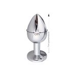 Plug Metálico M Pedra Formato de Coração VP (PL009M) - Padrão