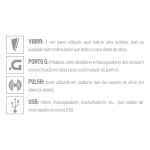 Vibrador Ponto G Recarregável Kali VP (VB152) - Rosa