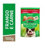 Dog Chow Ração Úmida Cães Adultos Mix De Frango e Carne 100g