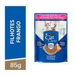 Cat Chow Ração Úmida Para Gatos Filhotes Frango Ao Molho 85g