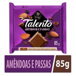 Chocolate Talento Amêndoas Com Passas 85g