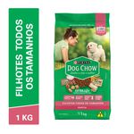 Dog Chow Ração Seca Cães Filhotes Papita Carne, Frango e Arroz 1kg