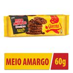 Cookie Garoto Gotas De Chocolate Meio Amargo 60g