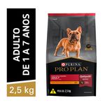 Pro Plan Ração Seca Para Cães Adultos Minis & Pequenos Frango 2,5kg